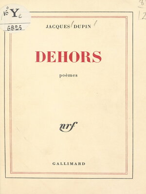 cover image of Dehors